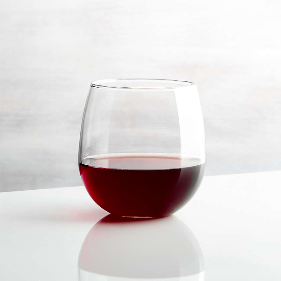 Aspen Stemless Wine Glasses Crate & Barrel