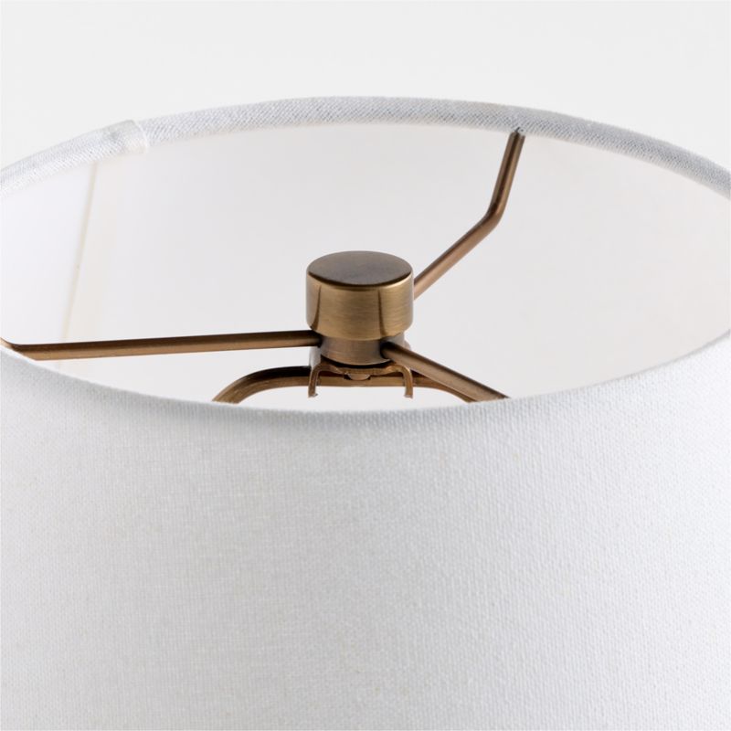 Stafford Ivory Ceramic Table Lamp with Fabric Shade 29.5" - image 4 of 8