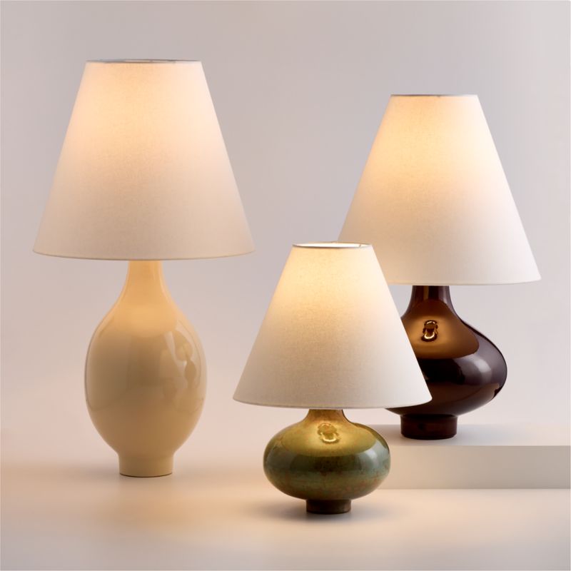 Stafford Lichen Ceramic Table Lamp with Fabric Shade 18" - image 5 of 8