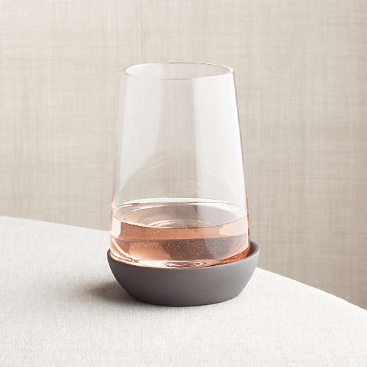 Stemless 18-Oz. Wine Glass with Cooling Base