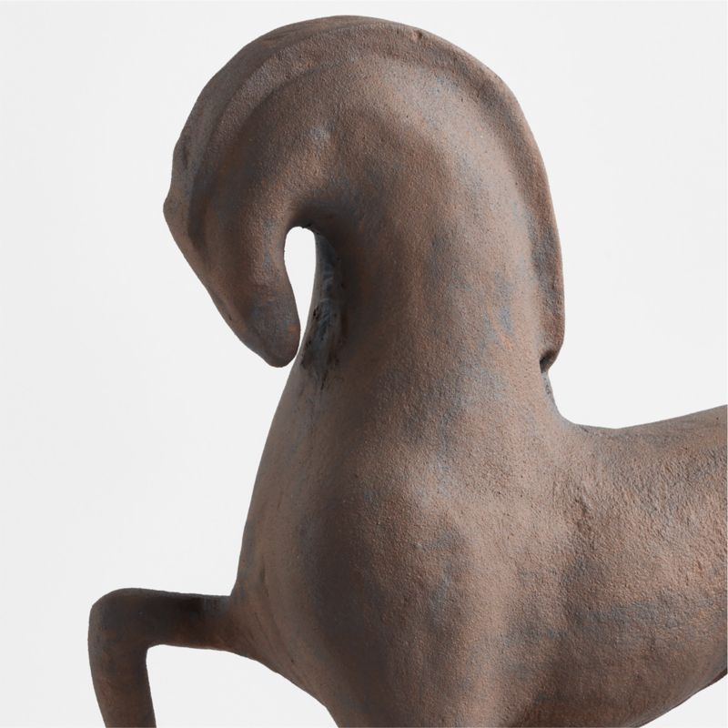 Standing Horse Metal Decorative Sculpture - image 1 of 4