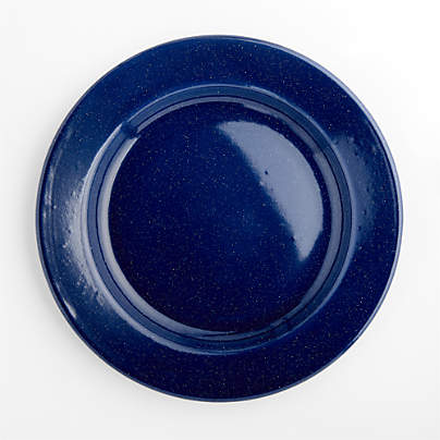 Stinson Enamelware Navy Dinner plate
