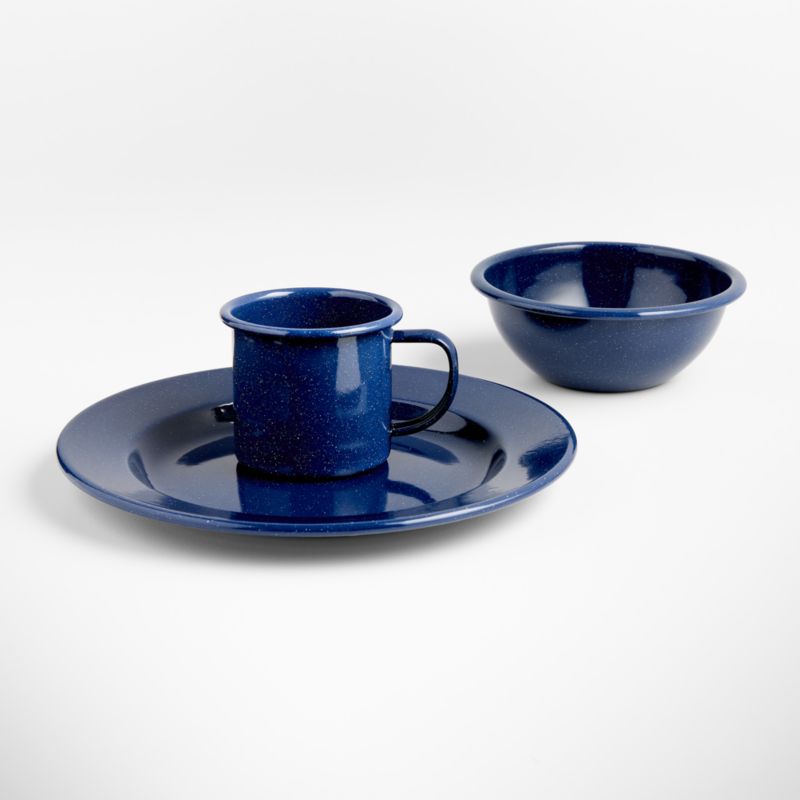 Stinson Enamelware Navy Cereal Bowl - image 1 of 3