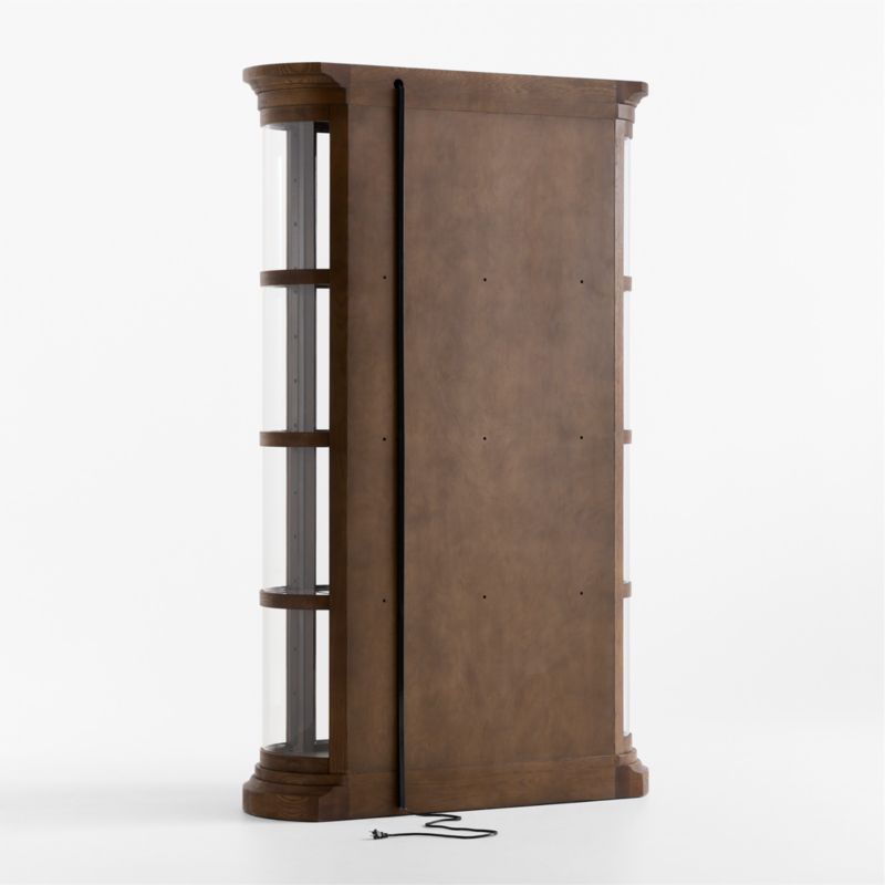 Stanton 45" Brown Oak Wood Storage Cabinet - image 6 of 8