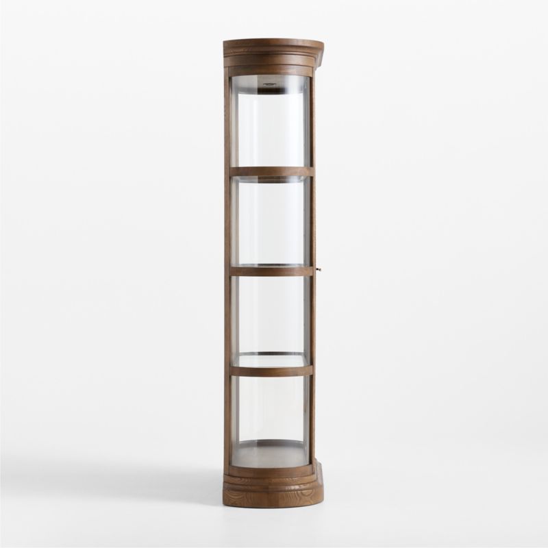 Stanton 45" Brown Oak Wood Storage Cabinet - image 5 of 8