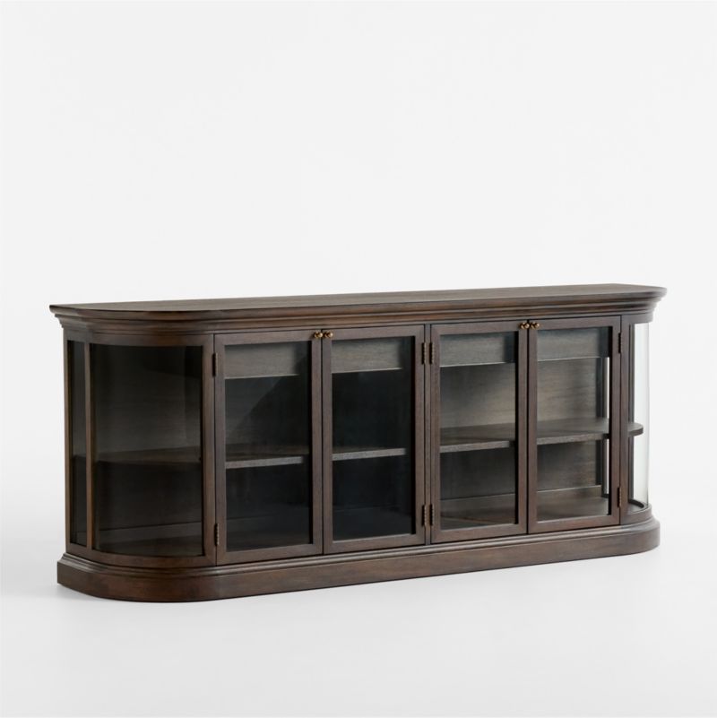 Stanton 80" Mahogany Credenza - image 2 of 7
