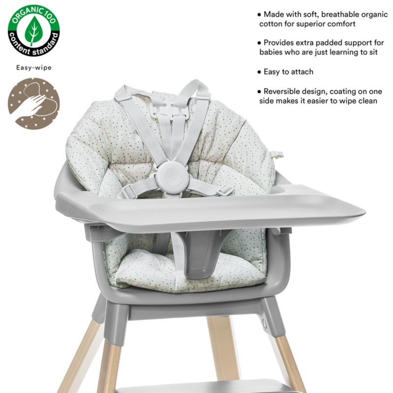 Stokke Clikk Grey Baby High Chair with Adjustable Footrest - image 6 of 9