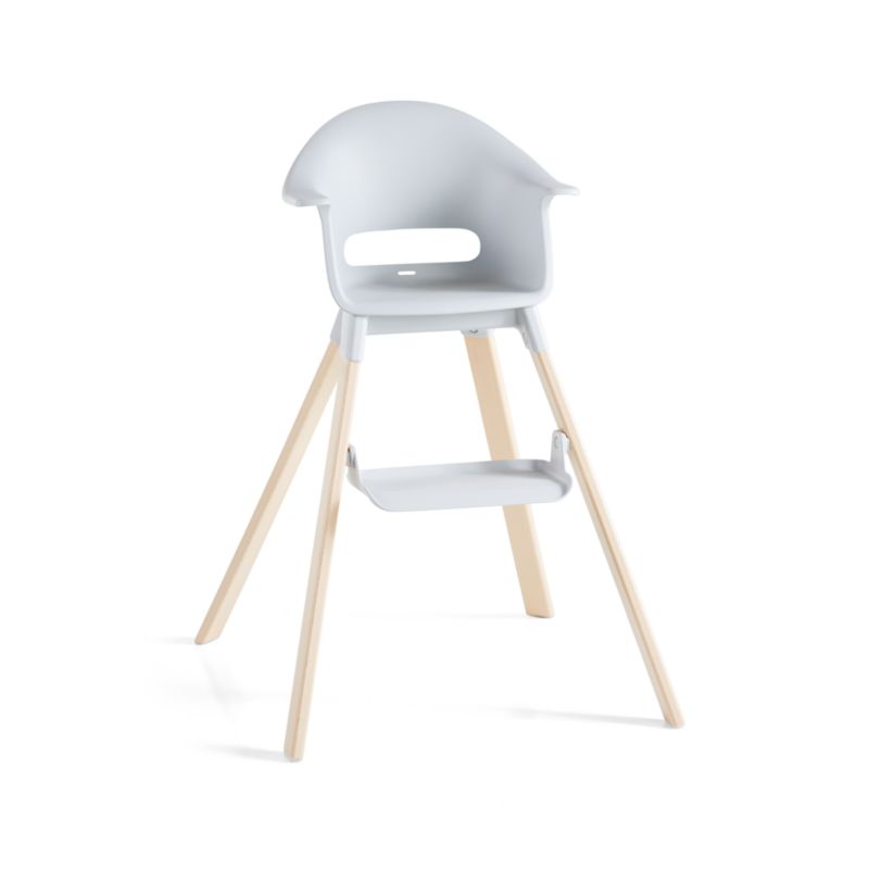 Stokke Clikk Grey Baby High Chair with Adjustable Footrest - image 2 of 9