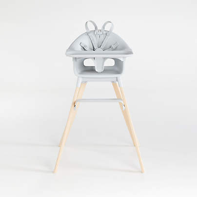 Stokke Clikk Grey Baby High Chair with Adjustable Footrest