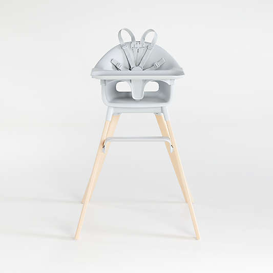 Stokke Clikk Grey Baby High Chair with Adjustable Footrest