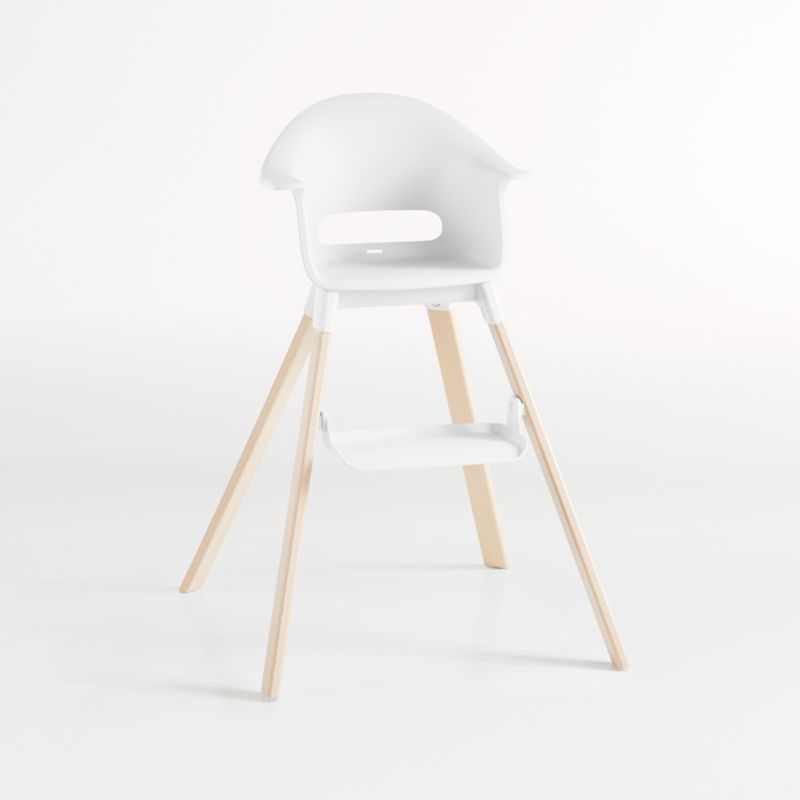 Stokke Clikk White High Chair with Adjustable Footrest - image 5 of 10