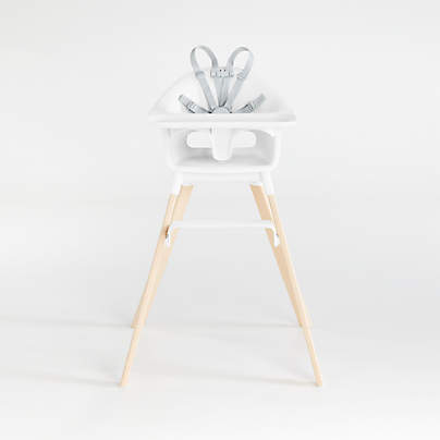 Stokke Clikk White High Chair with Adjustable Footrest