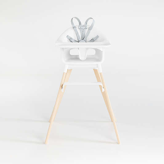 Stokke Clikk White High Chair with Adjustable Footrest