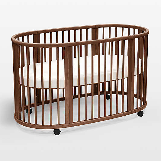 Stokke ® Sleepi ™ Warm Brown Wood Convertible Baby Bed