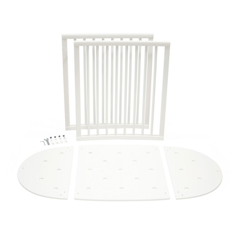 Stokke ® Sleepi ™ White Wood Mini Crib Bed Extension - image 2 of 4