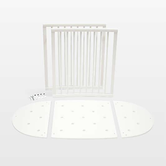Stokke ® Sleepi ™ White Wood Mini Crib Bed Extension