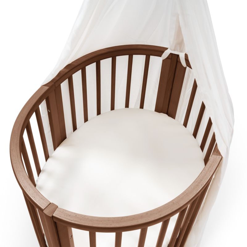 Stokke ® Sleepi®™ Warm Brown Wood Convertible Mini Crib with Mattress - image 5 of 8