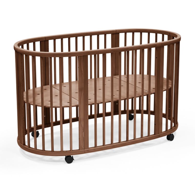 Stokke ® Sleepi ™ Warm Brown Wood Convertible Baby Bed - image 4 of 8