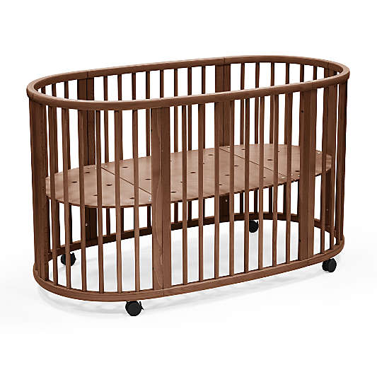 Stokke ® Sleepi ™ Warm Brown Wood Convertible Baby Bed