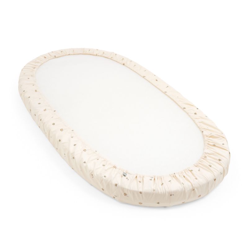Stokke ® Sleepi ™ Flower Ecru Bed Fitted Sheet - image 1 of 5
