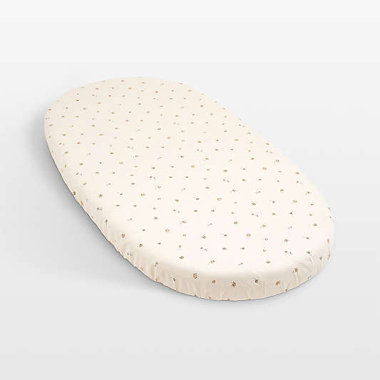 Stokke ® Sleepi ™ Flower Ecru Bed Fitted Sheet