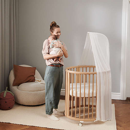 Stokke ® Sleepi ™ Natural Wood Crib Drape Rod