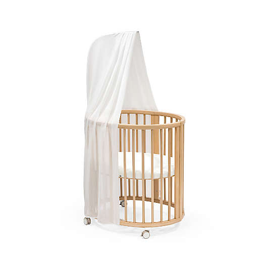 Stokke ® Sleepi ™ Natural Wood Convertible Mini Crib with Mattress