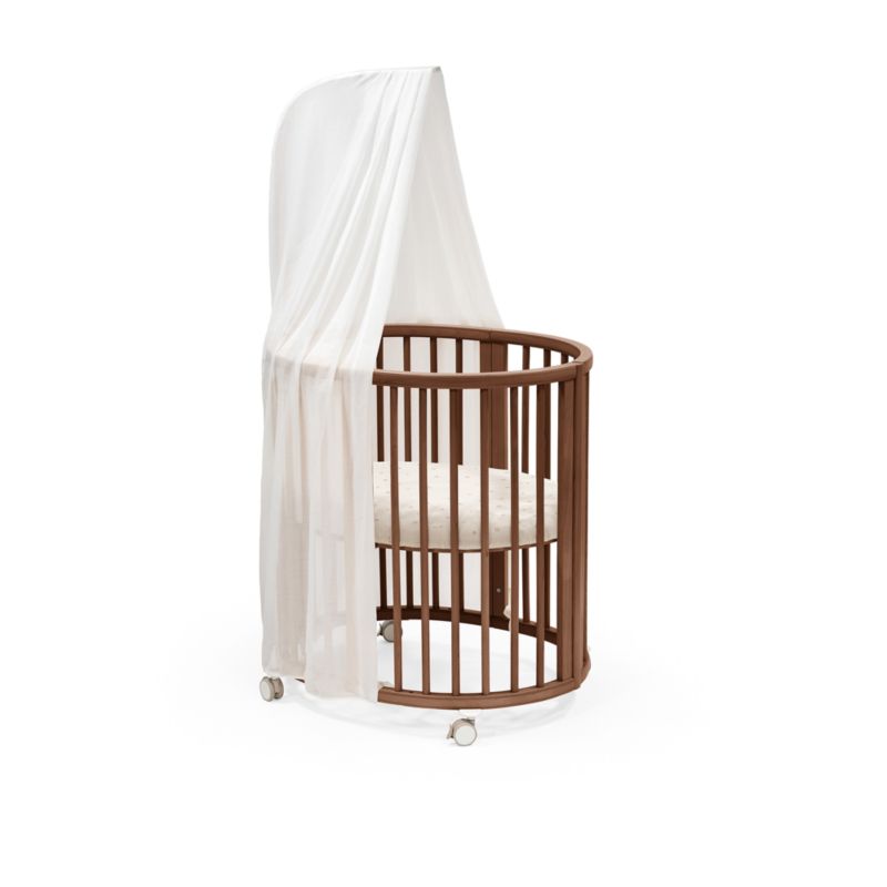 Stokke ® Sleepi ™ Flower Ecru Mini Crib Fitted Sheet - image 1 of 3