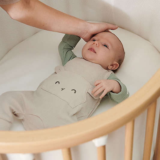 Stokke ® Sleepi ™White Mini Crib Fitted Sheet