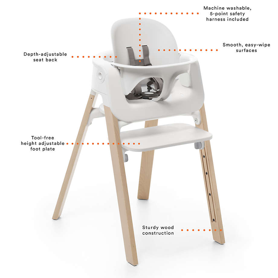 Stokke® Tripp Trapp® Highchair + FREE Baby Set - Hazy Grey