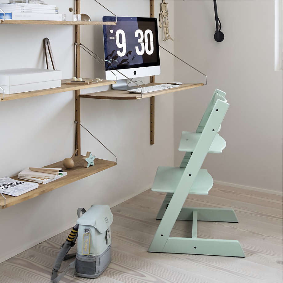 Stokke Tripp Trapp Soft Mint Green Baby High Chair | Crate & Kids