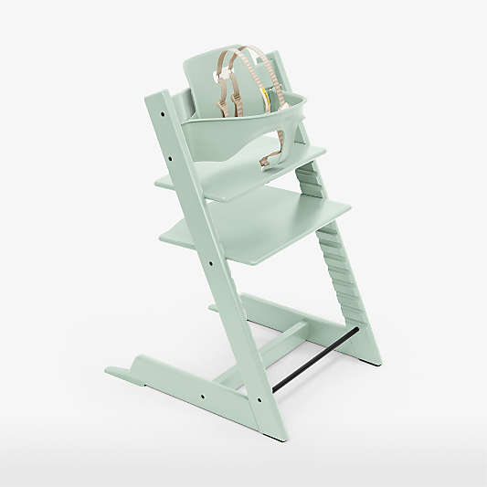 Stokke® Tripp Trapp® Soft Mint Green Wood Baby High Chair