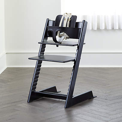 Stokke High Chair Tripp Trapp with Baby Set, Black
