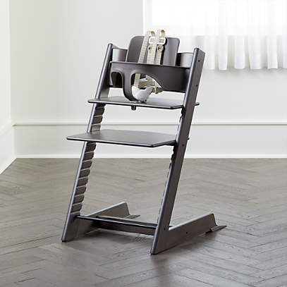 Stokke® Tripp Trapp® Hazy Grey Wood Baby High Chair