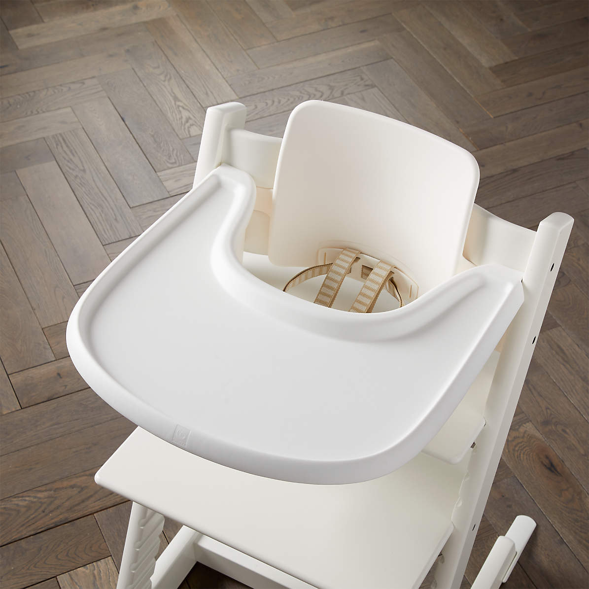 Danser Overskyet vegetation Tripp Trapp by Stokke White High Chair Tray + Reviews | Crate & Kids