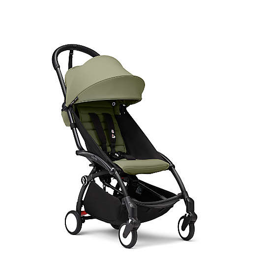 Stokke ® YOYO³ ® 6+ Months Olive on Black Baby Stroller