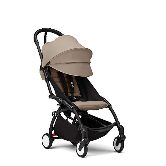 Stokke ® YOYO³ ® 6+ Months Taupe on Black Baby Stroller