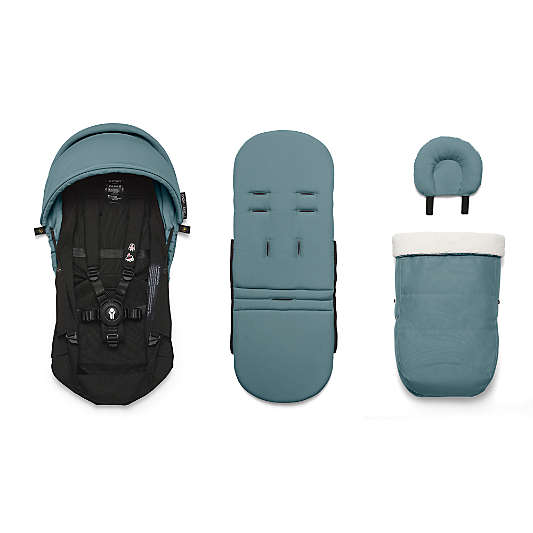 Stokke ® YOYO ® 0+ Newborn Color Pack Aqua Seat/Fabric Set for YOYO Stroller Frames