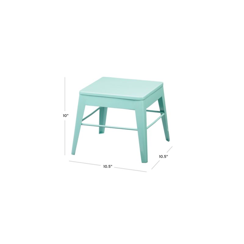 View Squared Up Steel Kids White Step Stool - image 3 of 16