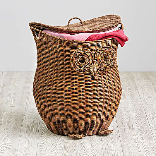 Woven Owl Hamper