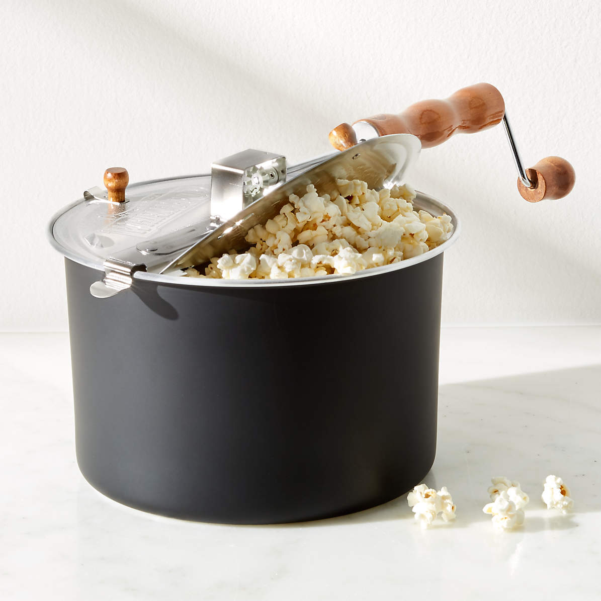 Black Popcorn Maker Machine LYDF Cook Stovetop Aluminio Popcorn Popper 6 Quart Gas y Cocina de inducción están disponibles. 