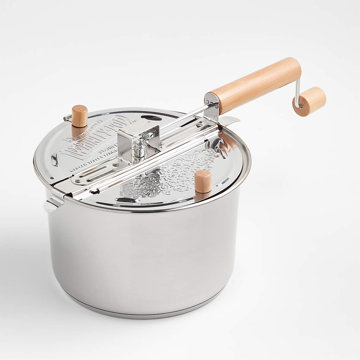 Stainless Steel 6 Qt. Stovetop Popcorn Popper Reviews Crate