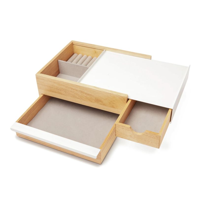 Umbra Stowit White and Neutral Jewelry Box Storage - image 3 of 5