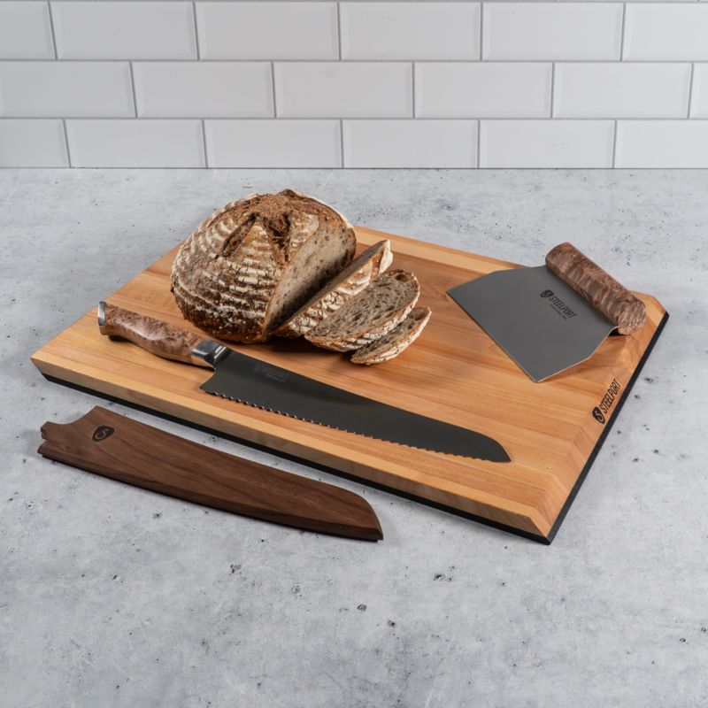 STEELPORT SteelCore 2-in-1 Maple Edge-Grain Cutting Board, 18"x12" - image 1 of 3