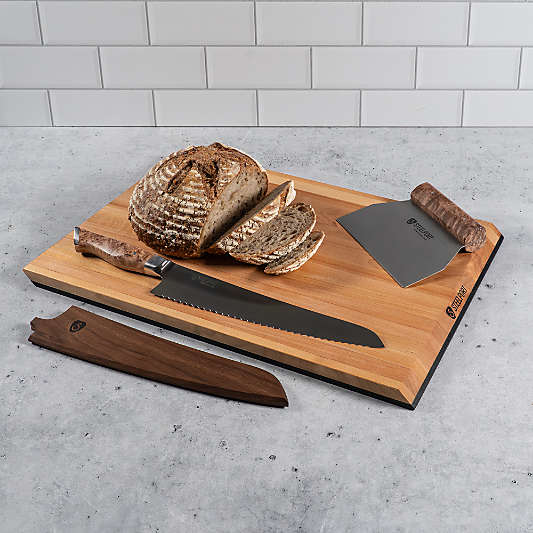 STEELPORT SteelCore 2-in-1 Maple Edge-Grain Cutting Board, 18"x12"