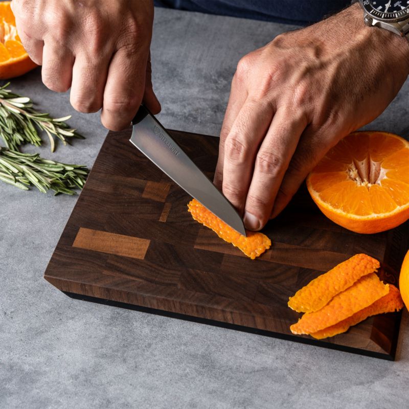 STEELPORT SteelCore Walnut End-Grain Cutting Board, 9"x6" - image 2 of 7