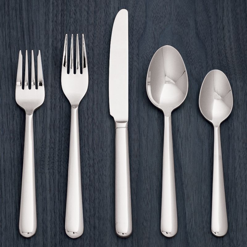 Strand 20-Piece Flatware Set + Reviews | Crate & Barrel