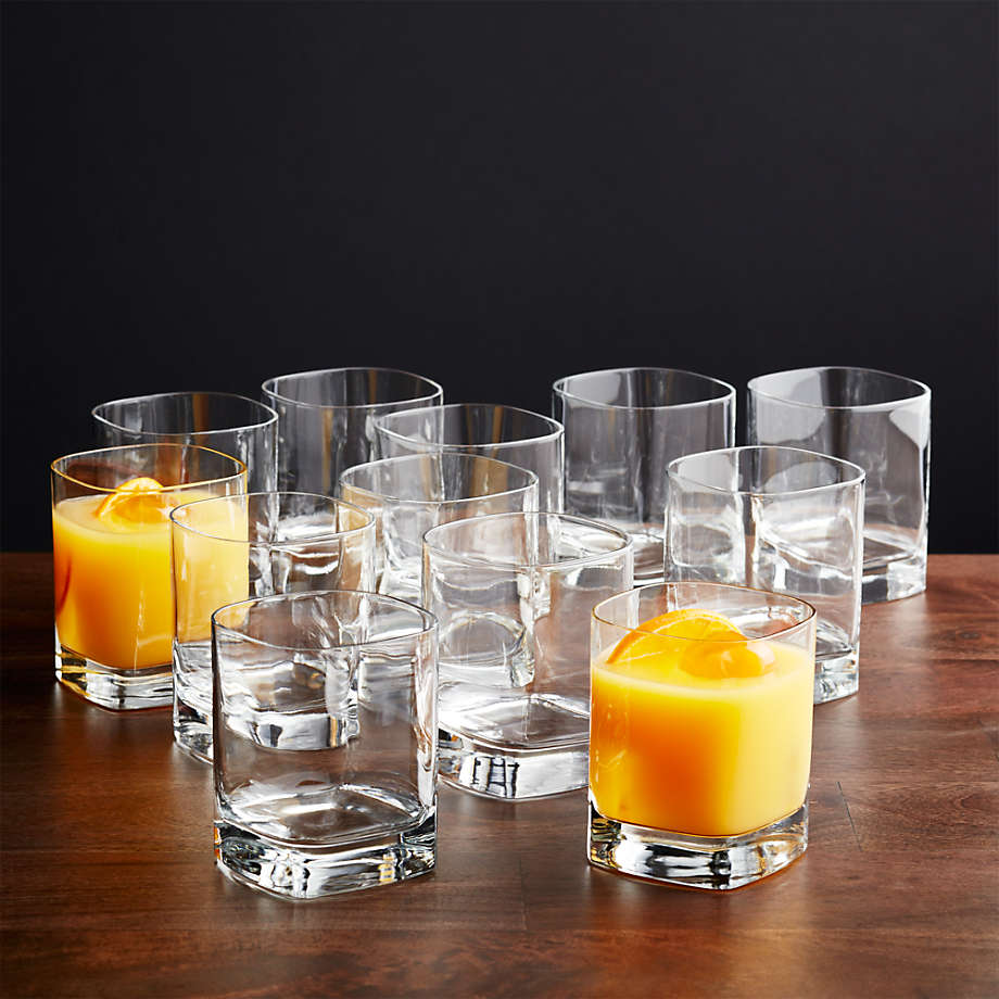 Rings Double Old-Fashioned Glasses, Set of 12