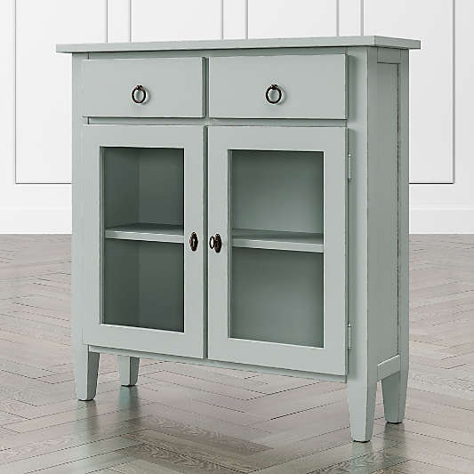 Stretto Blue Grey Entryway Cabinet