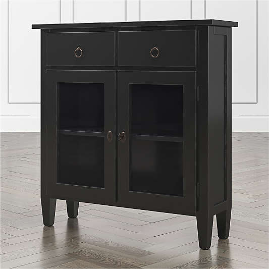 Stretto Bruno Black Entryway Cabinet